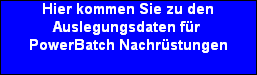 Auslegungsdaten Nachrstung